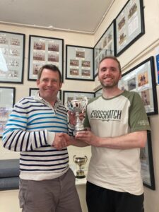 Sam Norman with Mark Jackson, Club Captain